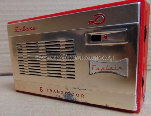 Captain Deluxe D - 8 Transistor W 178 ; Yashima Electric (ID = 2758181) Radio