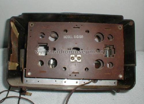 6D615 Consoltone, Boomerang dial Ch=6B05; Zenith Radio Corp.; (ID = 91837) Radio