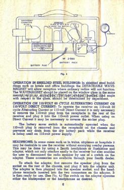 6G501M Ch=6A19; Zenith Radio Corp.; (ID = 2427510) Radio