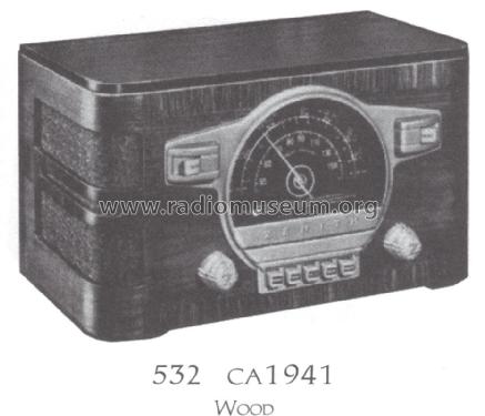 6S532 Ch= 6A05R; Zenith Radio Corp.; (ID = 1503912) Radio