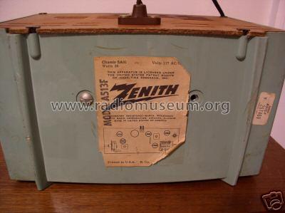 A513F 5A01; Zenith Radio Corp.; (ID = 362171) Radio