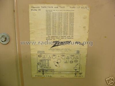 A724L Ch= 7A02; Zenith Radio Corp.; (ID = 506996) Radio