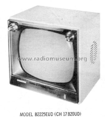 B2225EUD Ch= 17B20UD; Zenith Radio Corp.; (ID = 935796) Television