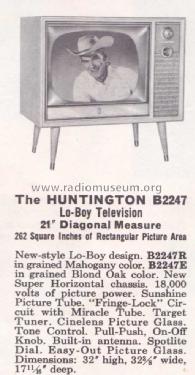 B2247EU Ch= 17B20U; Zenith Radio Corp.; (ID = 1939238) Television