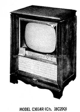 C3012H, R, C3013H, C3014H, R Ch= 18C20Q; Zenith Radio Corp.; (ID = 618222) Television