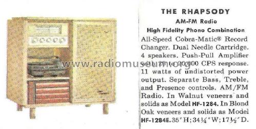 HF1284ED Ch= 11A21; Zenith Radio Corp.; (ID = 2152155) Radio
