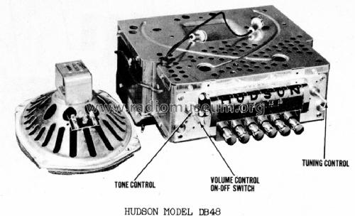 6MH889 Hudson DB48 Ch=6E89; Zenith Radio Corp.; (ID = 974594) Car Radio