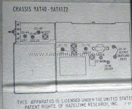 All Transistor Trans-Oceanic Royal 1000 Ch= 9AT40 & 9AT41; Zenith Radio Corp.; (ID = 1960956) Radio