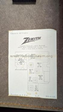 Royal 755 Ch= 8CT41Z2; Zenith Radio Corp.; (ID = 2896518) Radio