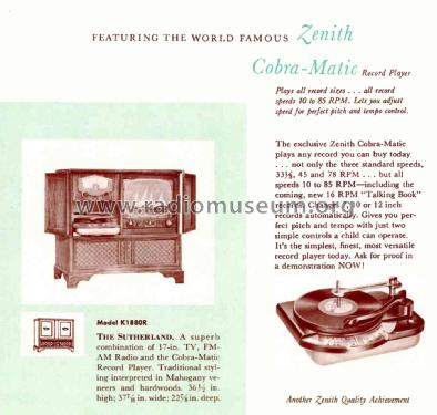 S14028 Cobra-Matic ; Zenith Radio Corp.; (ID = 2834324) Reg-Riprod