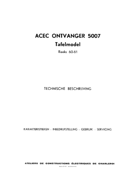 5007; ACEC, Ateliers de (ID = 2762148) Radio