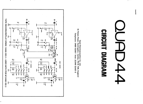 44; Quad Brand; (ID = 1592147) Ampl/Mixer