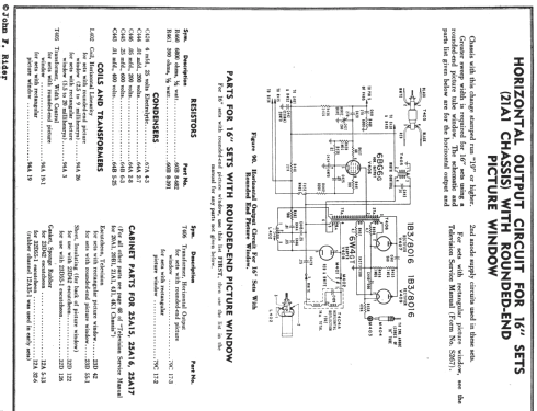 24A12 Ch=20A1; Admiral brand (ID = 746370) Television