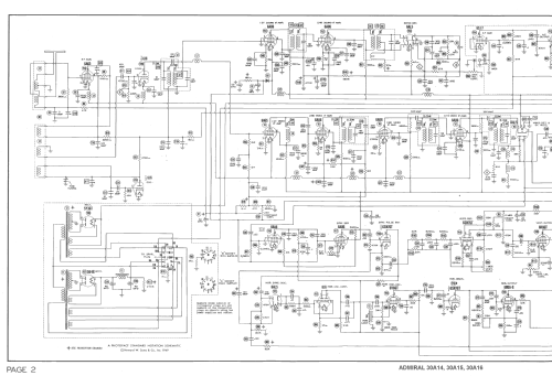 30A16 Ch= 30A1; Admiral brand (ID = 1505157) Television