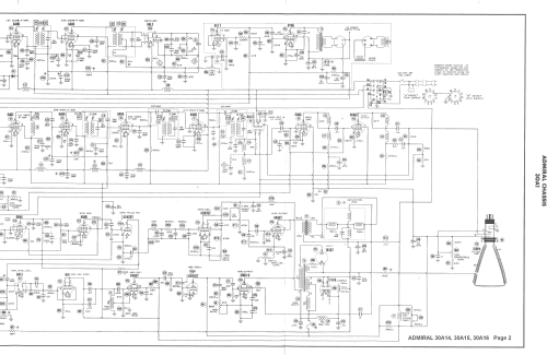 30A16 Ch= 30A1; Admiral brand (ID = 1505158) Television