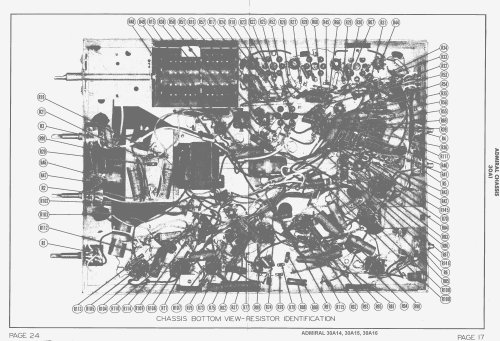 30A16 Ch= 30A1; Admiral brand (ID = 1505176) Television