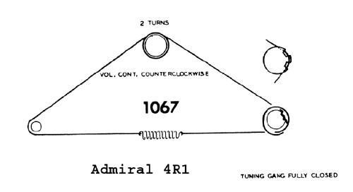 4R12 Ch= 4R1; Admiral brand (ID = 243155) Radio