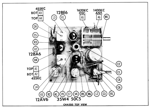 5B42 Ch= 5W3; Admiral brand (ID = 1862328) Radio