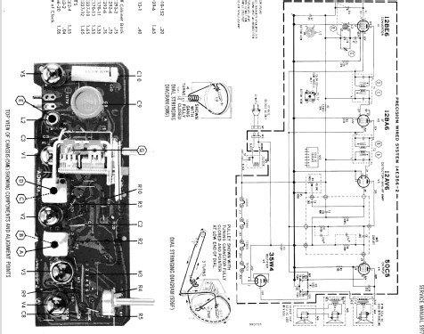 Y3554 Clock Radio Ch= 5D6E; Admiral brand (ID = 1541016) Radio