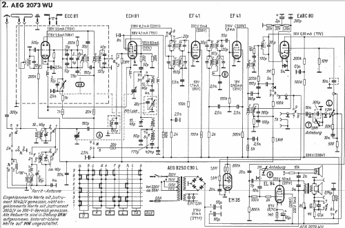 2073WU; AEG Radios Allg. (ID = 1021590) Radio