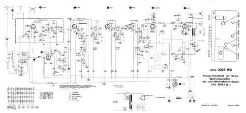 2083WU; AEG Radios Allg. (ID = 104516) Radio