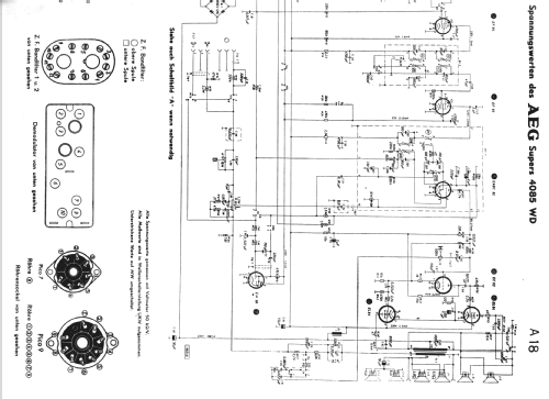 3D Super 4085WD; AEG Radios Allg. (ID = 311083) Radio