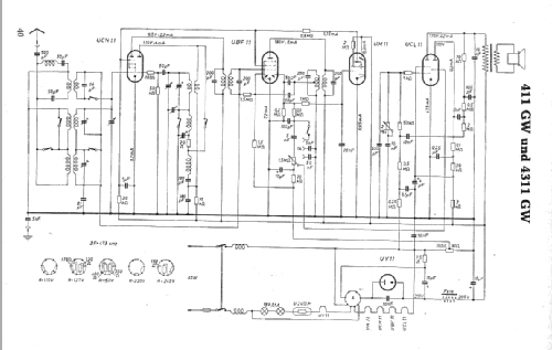 411GW; AEG Radios Allg. (ID = 5904) Radio