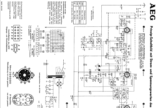 6067WD; AEG Radios Allg. (ID = 74385) Radio