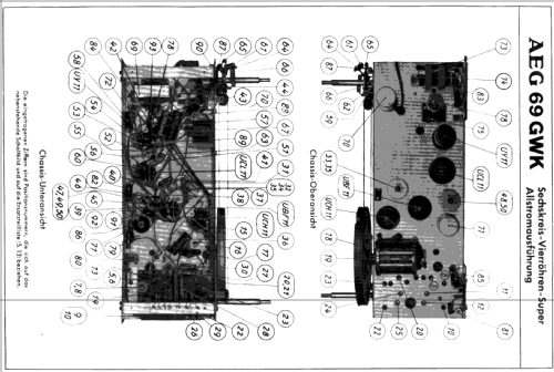 AEG-Super 69GWK; AEG Radios Allg. (ID = 208073) Radio