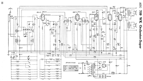 AEG-Super 709WK; AEG Radios Allg. (ID = 2645110) Radio