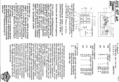 Der große AEG 107WK; AEG Radios Allg. (ID = 812014) Radio