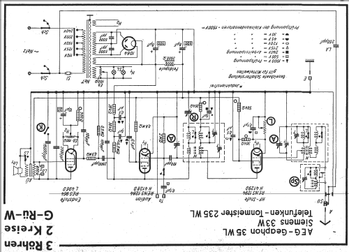 Geaphon 35WL; AEG Radios Allg. (ID = 13335) Radio