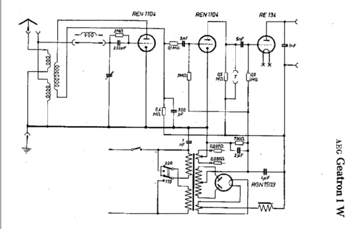 Geatron 1 ; AEG Radios Allg. (ID = 16664) Radio