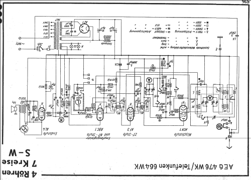 Groß-Super 4-76WK; AEG Radios Allg. (ID = 13245) Radio