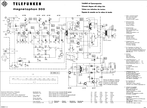 Magnetophon 300; AEG Radios Allg. (ID = 40199) Sonido-V