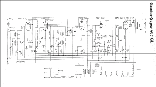 Super-Geador 605GL; AEG Radios Allg. (ID = 6270) Radio