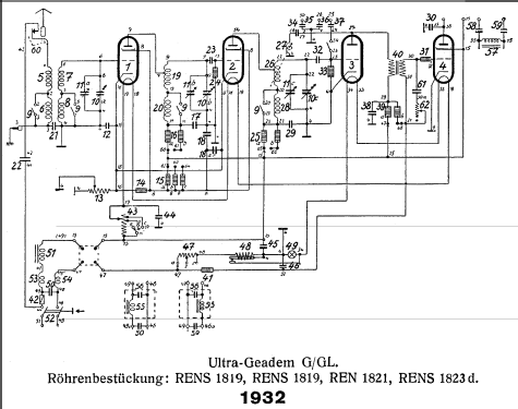 Ultra-Geadem GL; AEG Radios Allg. (ID = 802548) Radio