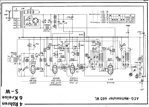 Weltmeister 465WL; AEG Radios Allg. (ID = 13227) Radio