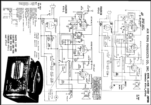 A-403 'Court Jester' Ch= 470-2; Air King Products Co (ID = 417113) Radio