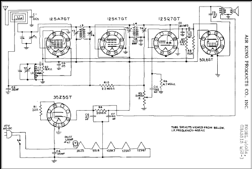 Silvertone 4608-A ; Air King Products Co (ID = 278827) Radio