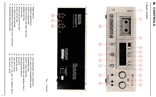 Stereo Cassette Deck GX-M30; Akai Electric Co., (ID = 1635110) R-Player