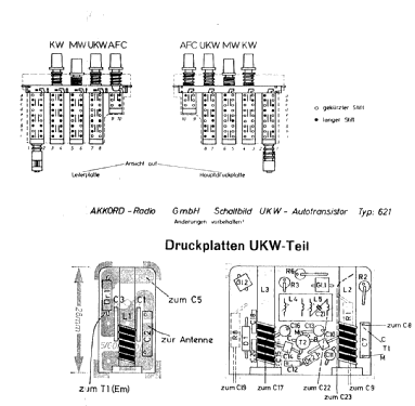 Autotransistor automatic K AT 621-6300; Akkord-Radio + (ID = 2277100) Radio