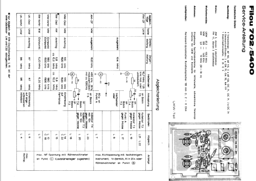 Filou K702 702/5400; Akkord-Radio + (ID = 842515) Radio