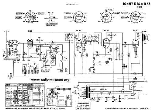 Jonny K57; Akkord-Radio + (ID = 39748) Radio