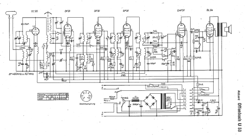 Offenbach U53; Akkord-Radio + (ID = 11838) Radio