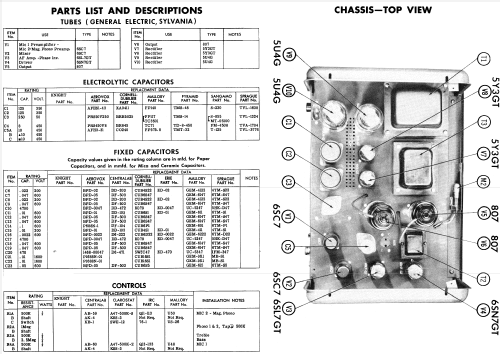 Knight 93SZ695 ; Allied Radio Corp. (ID = 1869112) Ampl/Mixer