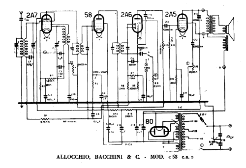 53CA/G; Allocchio Bacchini (ID = 382172) Radio