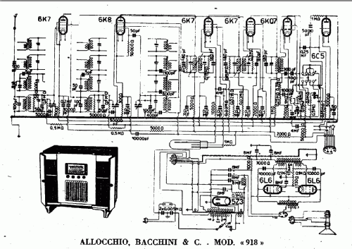 918 ; Allocchio Bacchini (ID = 340593) Radio