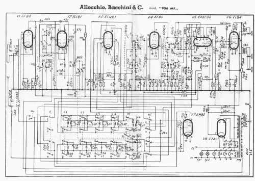 Sintostabic 956 MF-3D; Allocchio Bacchini (ID = 2792030) Radio