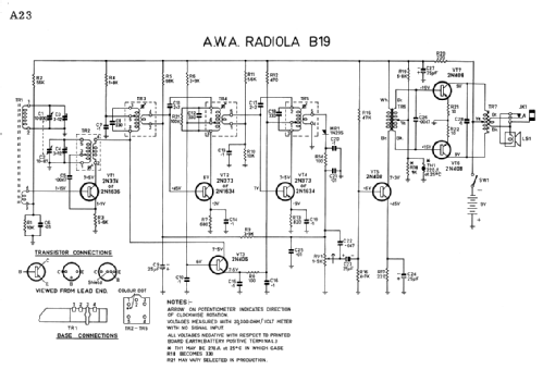 Radiola Transistor Seven B19; Amalgamated Wireless (ID = 1685749) Radio
